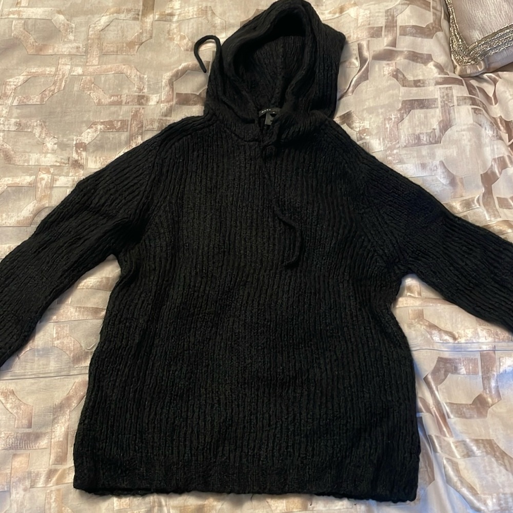 Marc Jacobs black wool hoodie